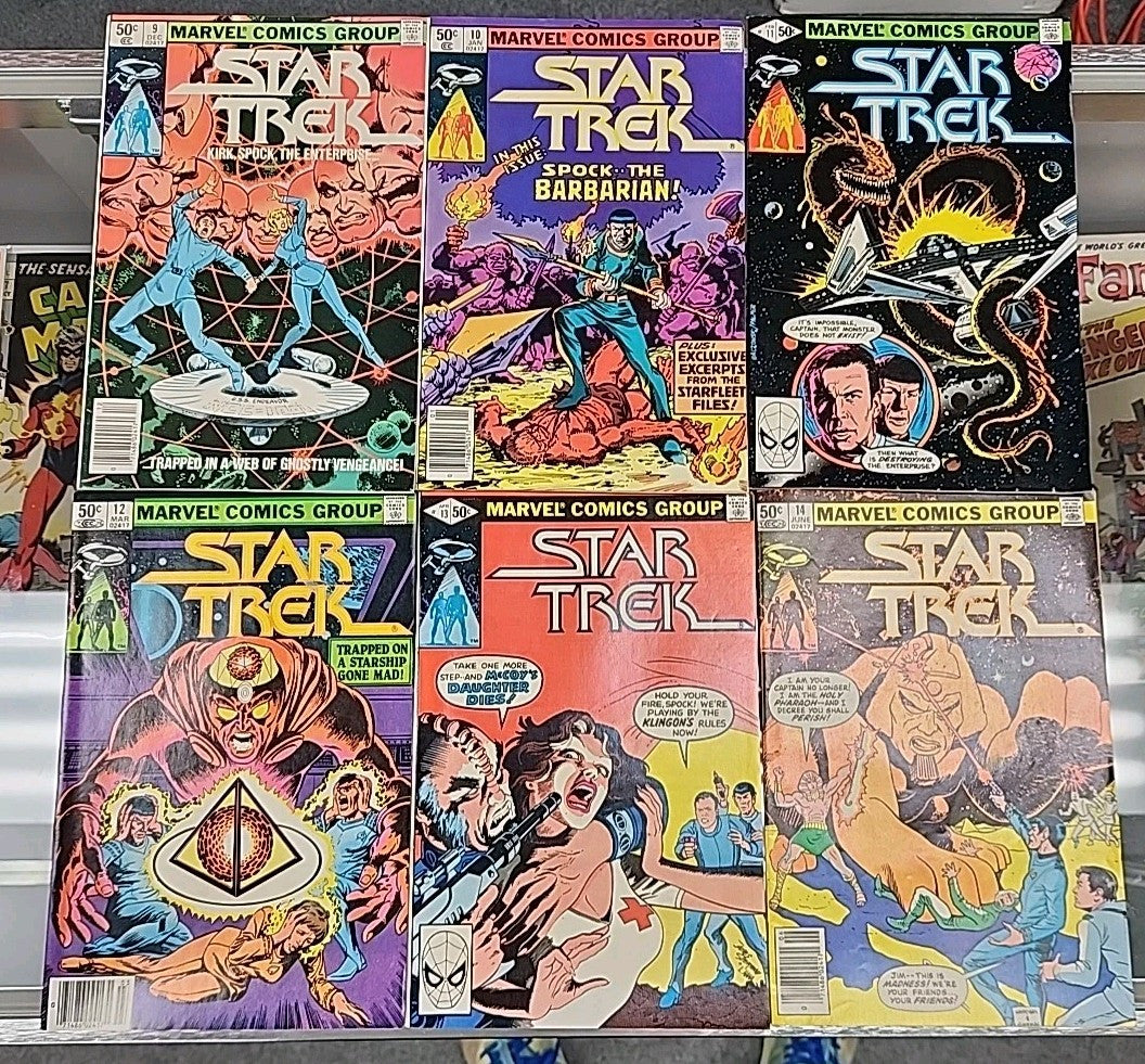 Star Trek Comics Marvel 1980 #1-18 Complete Run Nice Mid To High Grade