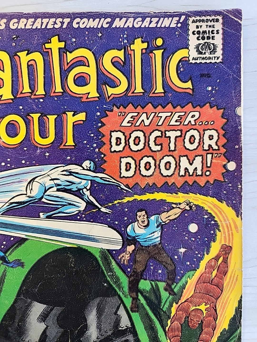 Fantastic Four #57 Marvel Comic Book December 1966 VG-/VG Doctor Doom, Surfer