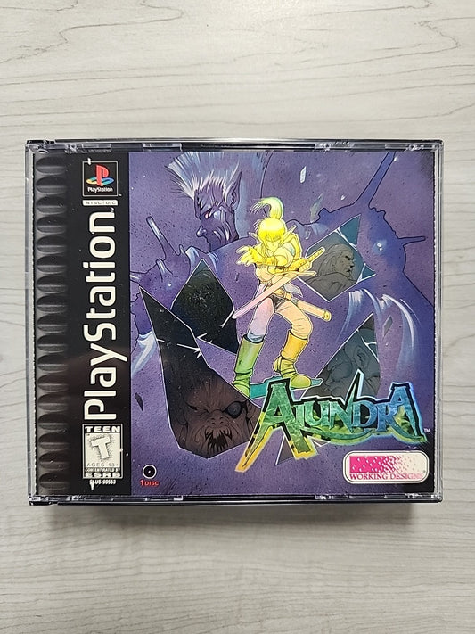 Alundra (Sony PlayStation 1, 1997) PS1 - No Map, Tested, Working