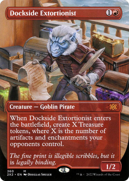 MTG Dockside Extortionist (Borderless) Double Masters 2022 Regular English