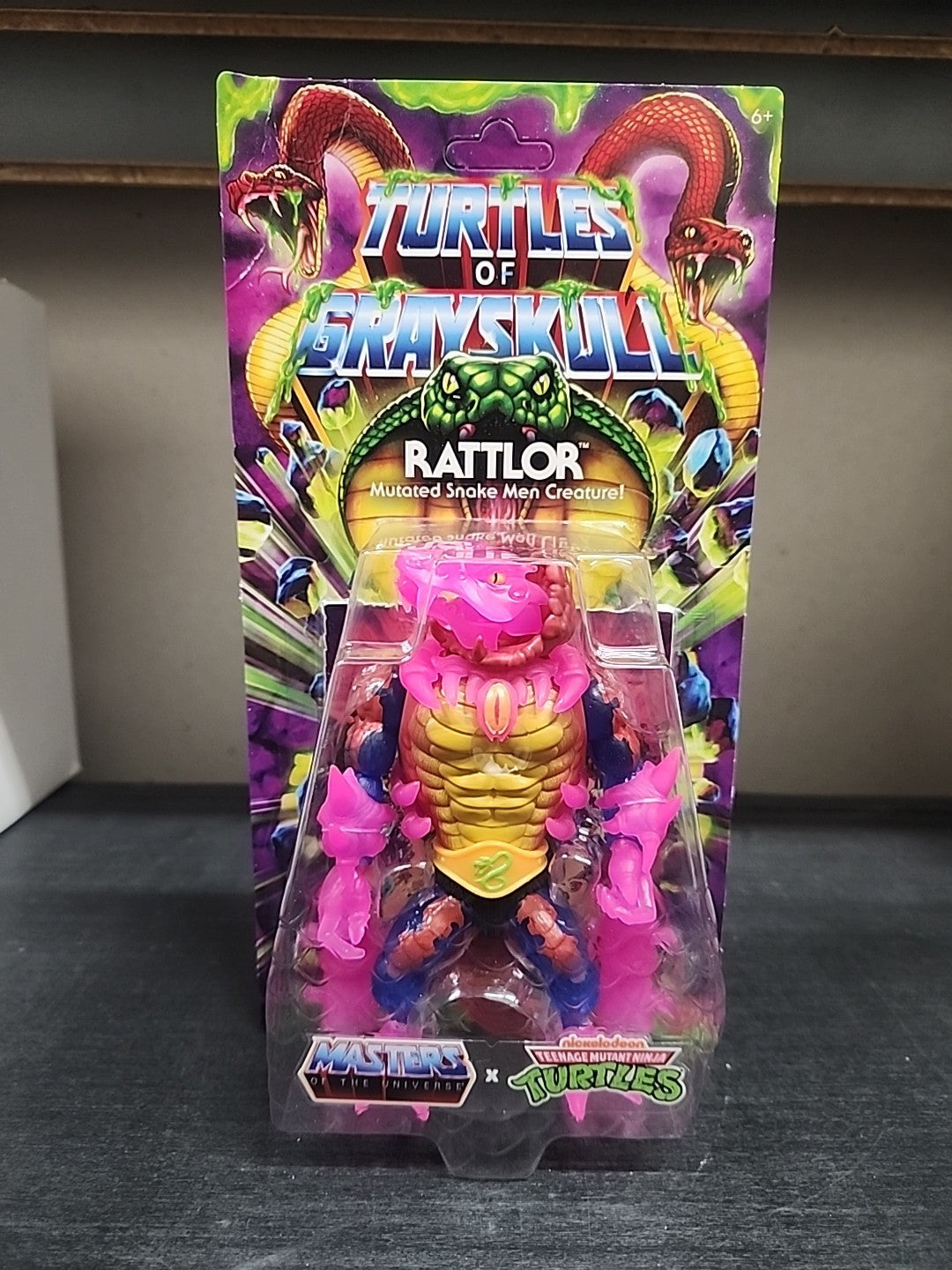 RATTLOR Turtles of Grayskull Reptile Wars MOTU TMNT Masters Universe 2024 New