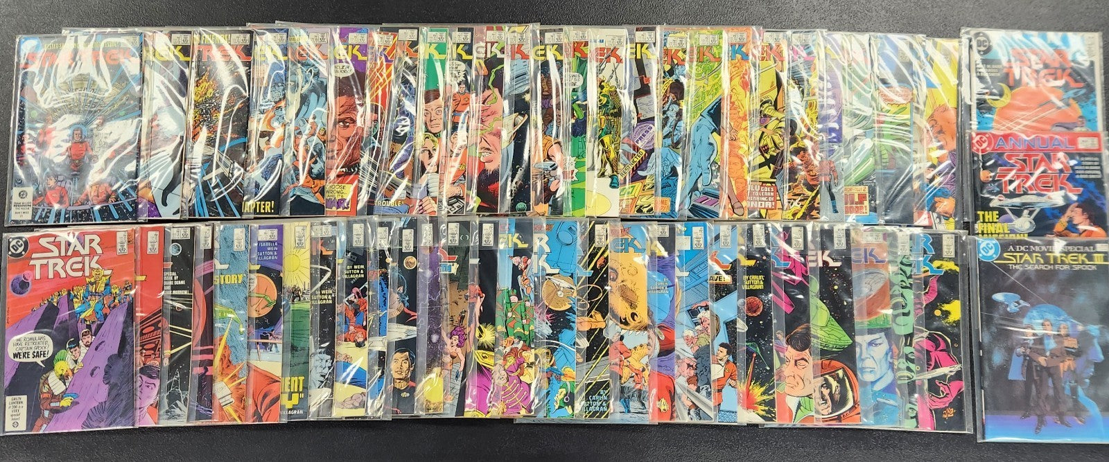 Star Trek (1982) #1-52 Near Set DC Copper Age Annual 1 & 2 Plus Star Trek 3 Adap