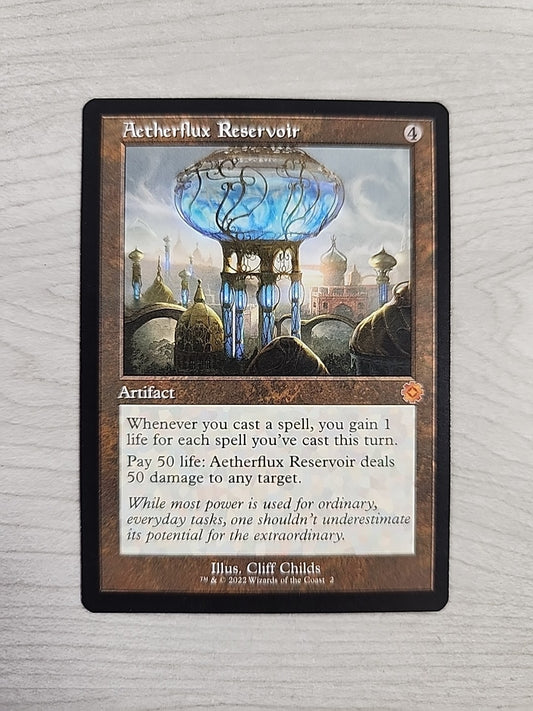 MTG Aetherflux Reservoir The Brothers' War Retro Artifacts 2 NM Mythic