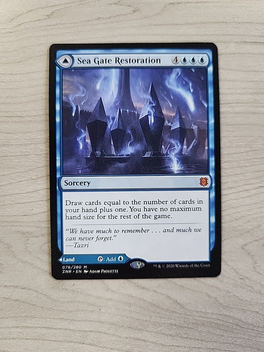 MTG Zendikar Rising ZNR 2020  #76 Sea Gate Restoration Magic The Gathering 