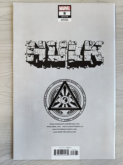 HULK #8 Virgin MICO SUAYAN Exclusive UNKNOWN COMICS ASM 316 Cover Swipe
