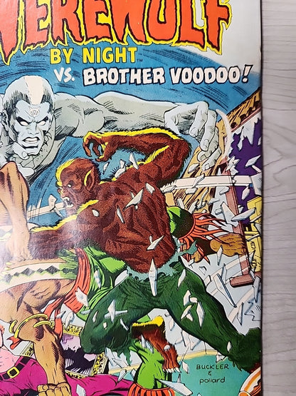 WEREWOLF BY NIGHT #39 1976 1ST MEETING BROTHER VOODOO MARVEL COMICS FN