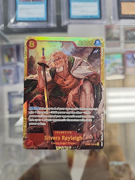 One Piece Two Legends Silvers Rayleigh Secret Rare OP08-118