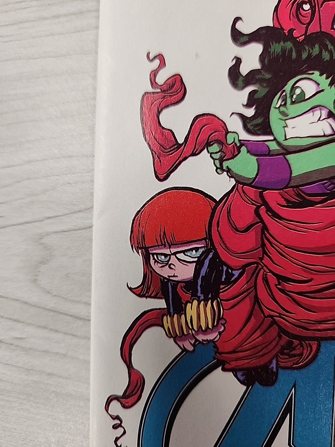 A-FORCE #1 SKOTTIE YOUNG VARIANT COVER MARVEL BABY COVER NM-