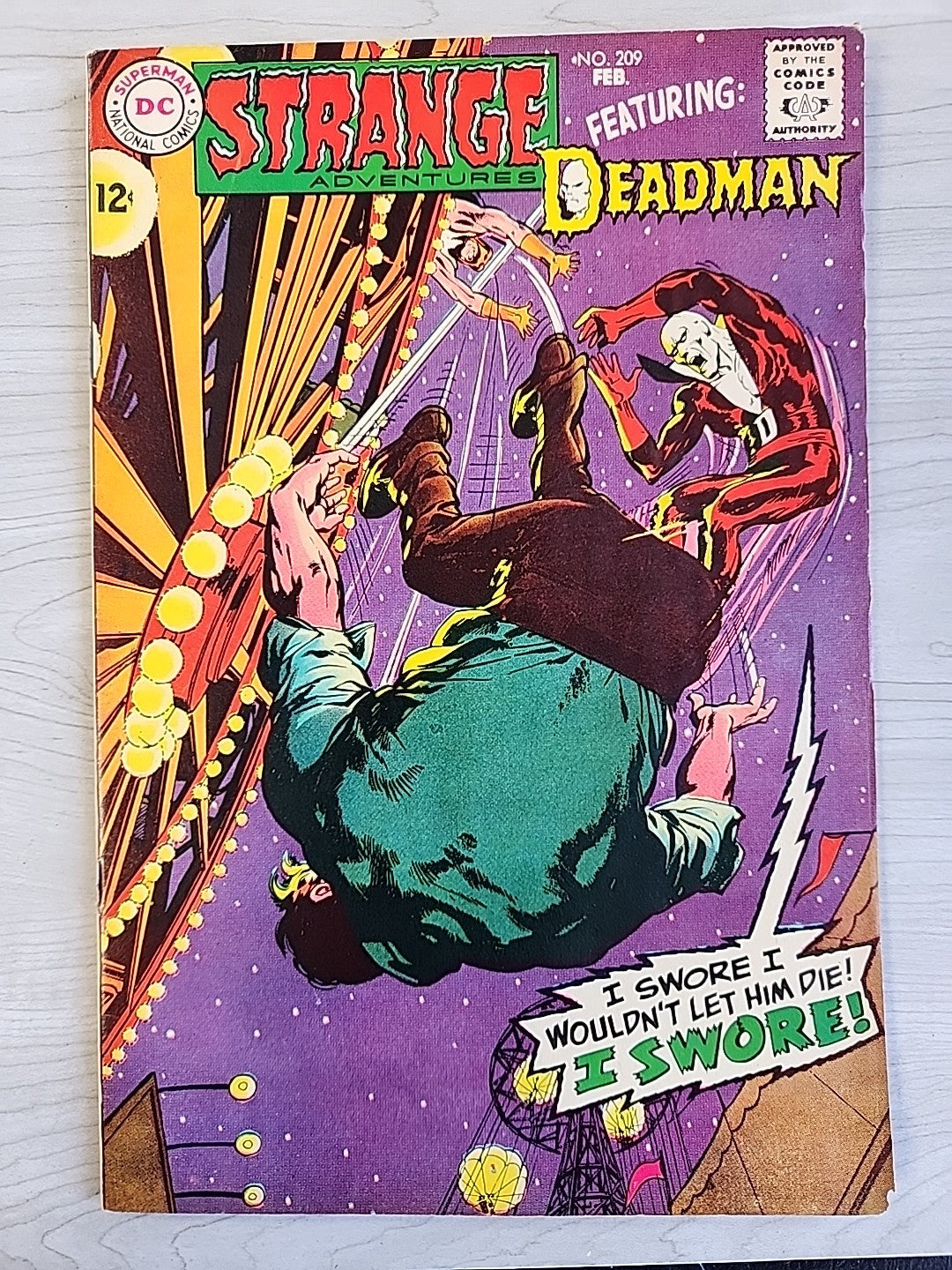 Strange Adventures # 209 - Deadman, Neal Adams Cover & Interiors FN/FN+