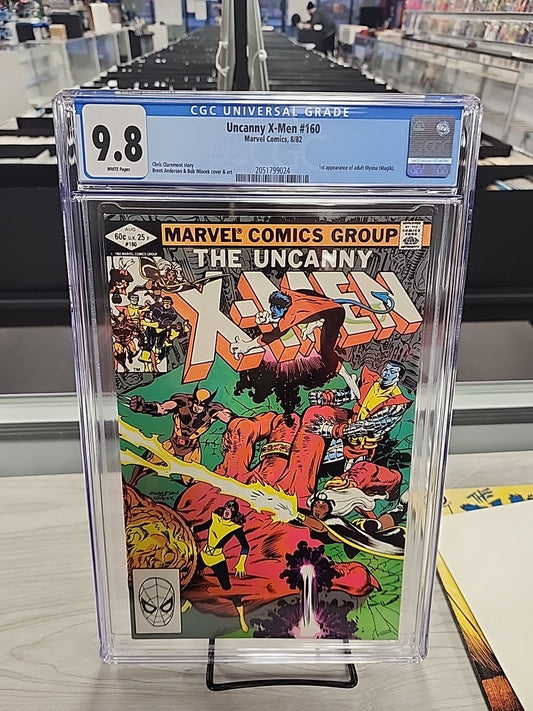X-Men #160 1st Appearance Of Magik CGC 9.8 White Pages Marvel 1982 