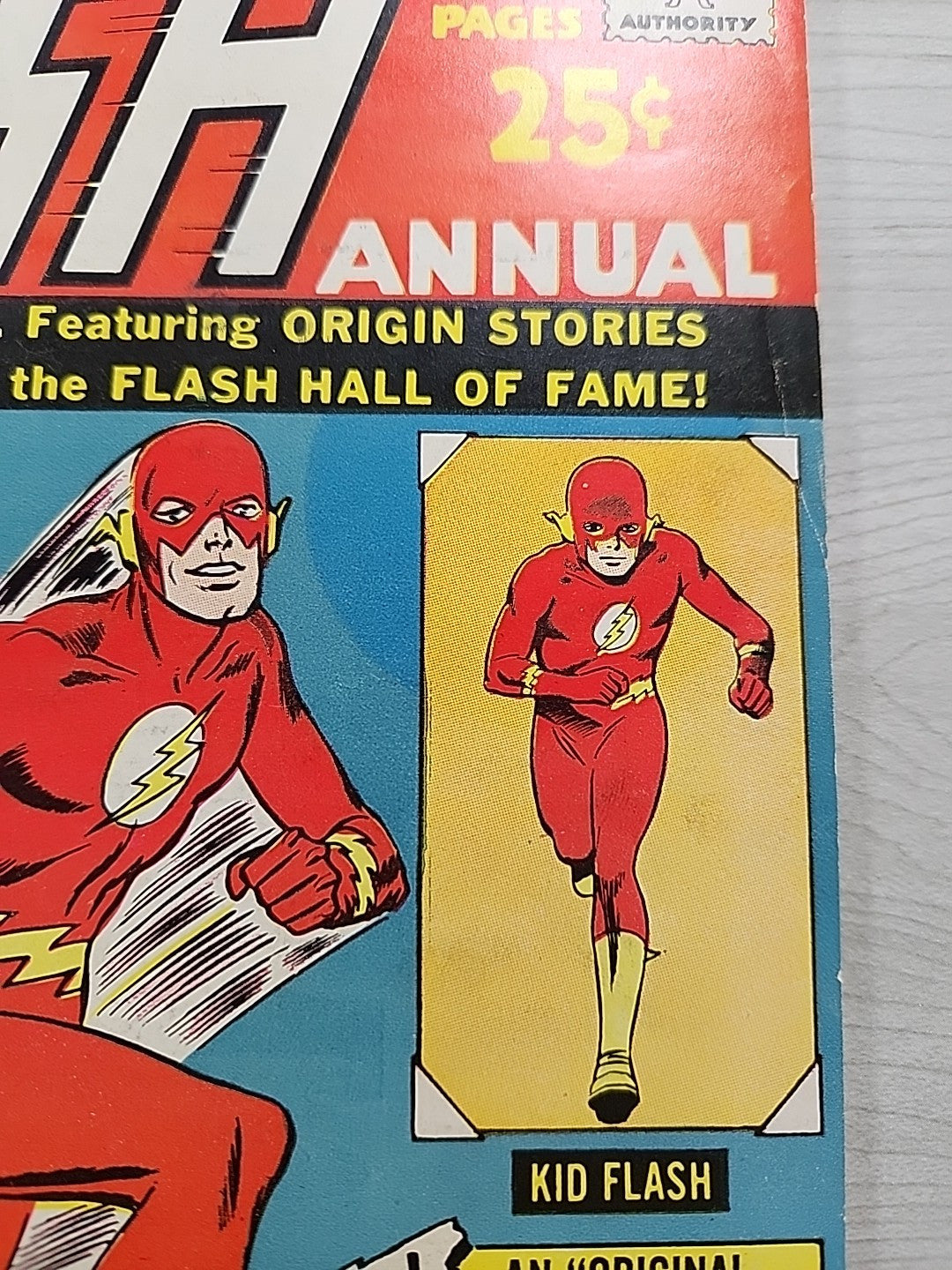 Flash Annual #1 1963 DC Comics, Giant-Sized 1st Grodd Elongated Man Kid Flash VF