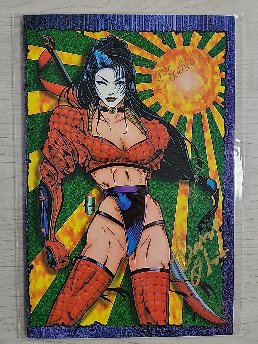 SHI: The Way of the Warrior #1 Commemorative Ltd To 3000 & Regular Ed. Signed VF