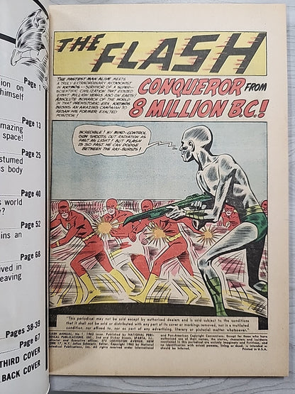 Flash Annual #1 1963 DC Comics, Giant-Sized 1st Grodd Elongated Man Kid Flash VF