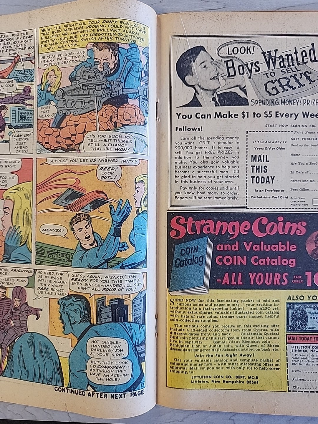 Fantastic Four #43 Marvel Comics 1965 Thing Cover F/VF 