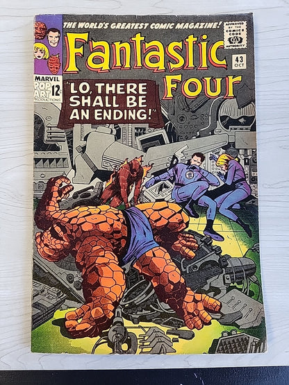 Fantastic Four #43 Marvel Comics 1965 Thing Cover F/VF 