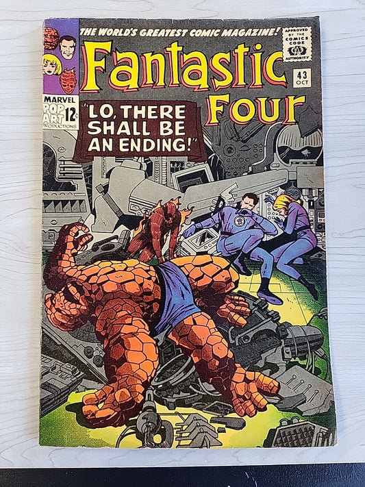Fantastic Four #43 Marvel Comics 1965 Thing Cover F/VF 