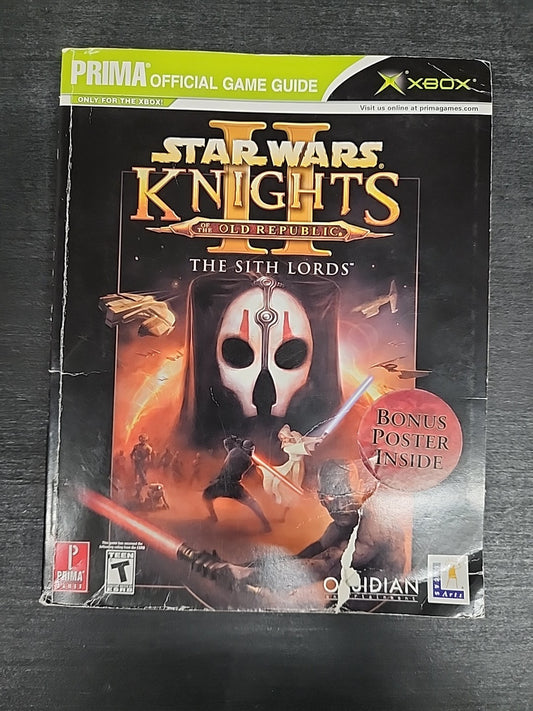 Star Wars Knights of the Old Republic II Prima Strategy Guide Xbox with Poster