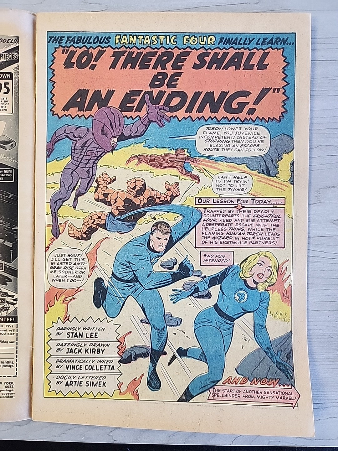 Fantastic Four #43 Marvel Comics 1965 Thing Cover F/VF 