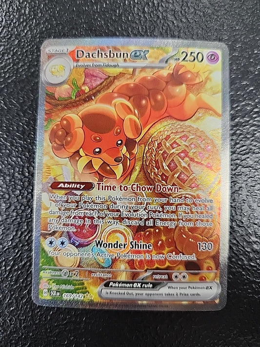 Dachsbun EX 169/142 NM EN Pokémon SCR Stellar Crown Special Illustration Rare