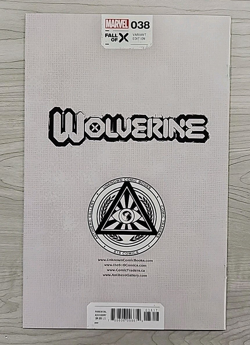 WOLVERINE #38 DAVID NAKAYAMA POLARIS EXCLUSIVE HELLFIRE VARIANT 2023 MARVEL NM