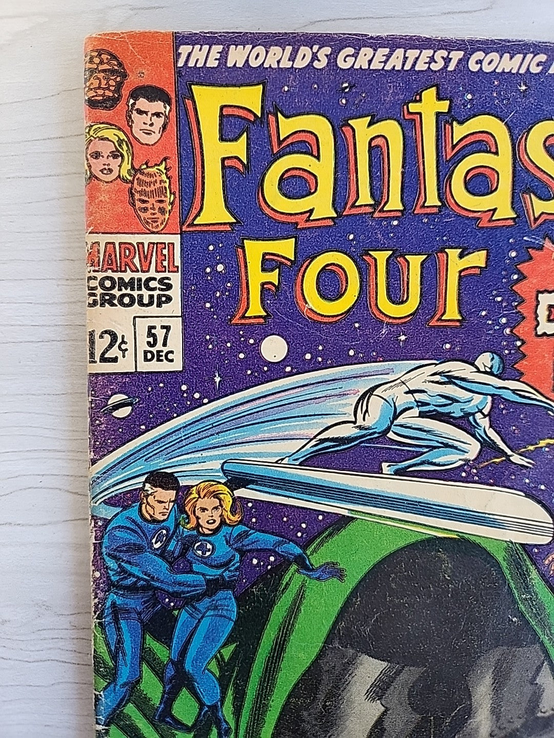 Fantastic Four #57 Marvel Comic Book December 1966 VG-/VG Doctor Doom, Surfer