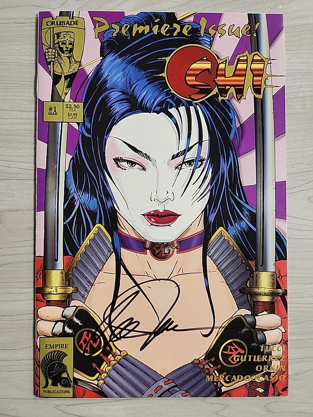 SHI: The Way of the Warrior #1 Commemorative Ltd To 3000 & Regular Ed. Signed VF