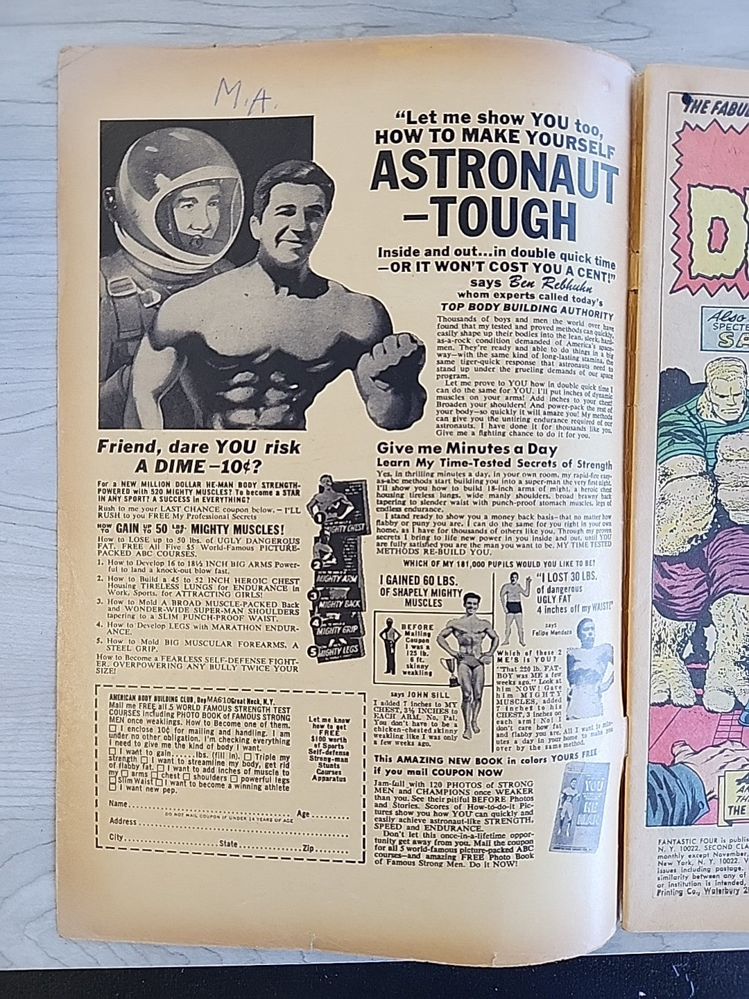 Fantastic Four #57 Marvel Comic Book December 1966 VG-/VG Doctor Doom, Surfer