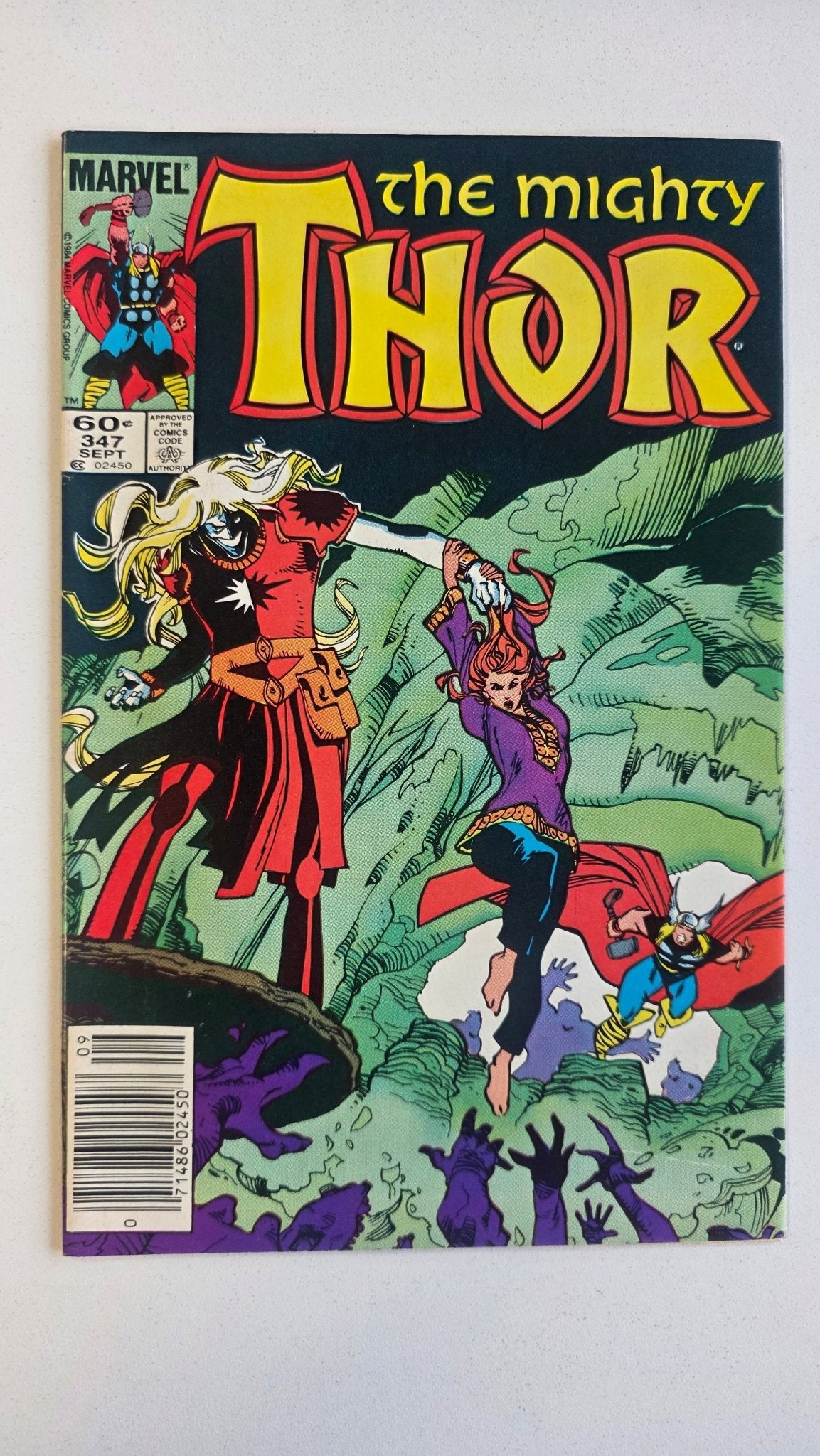 Thor (1966) 347 1st Algrim, later becomes Kurse VF 8.0 Newsstand Edition - Infinite Collectibles