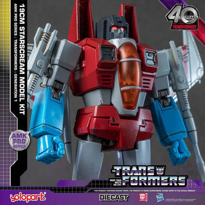 TRANSFORMERS: GEN 1 19cm DIECAST STARSCREAM MODEL KIT - Infinite Collectibles