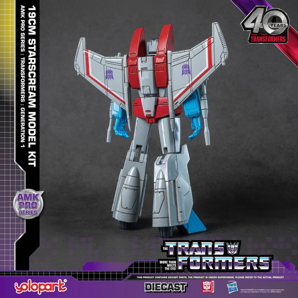 TRANSFORMERS: GEN 1 19cm DIECAST STARSCREAM MODEL KIT - Infinite Collectibles