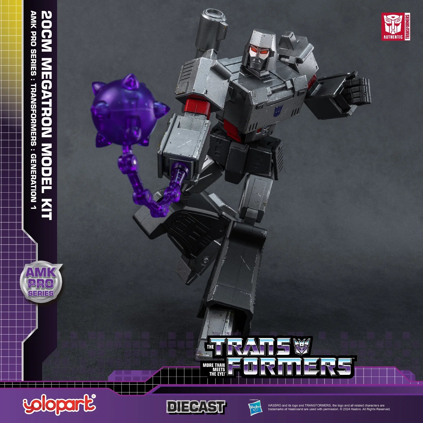 TRANSFORMERS: GEN 1 20CM DIECAST MEGATRON MODEL KIT - Infinite Collectibles